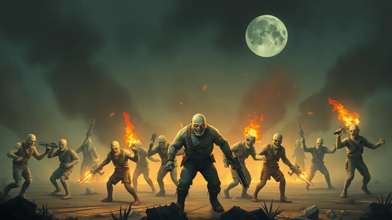 Unleash Your Zombie-Quashing Skills in they are coming zombie defense image