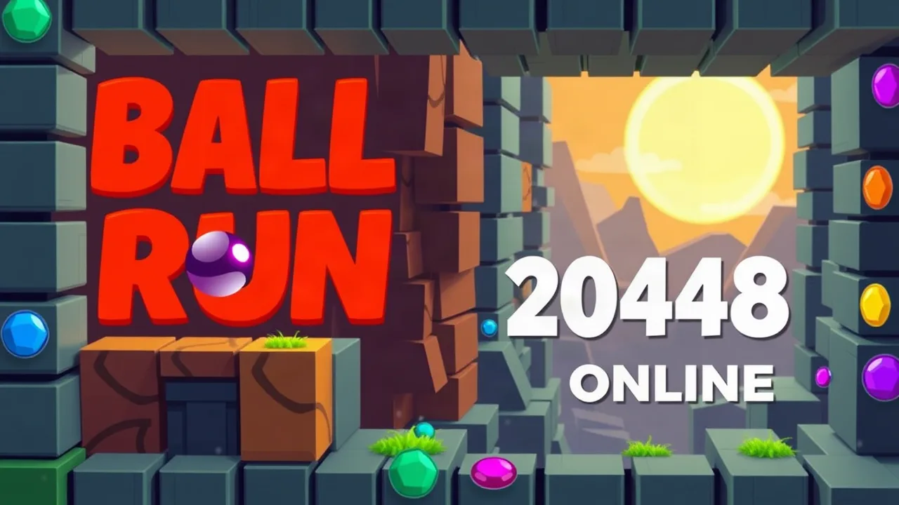 Mastering ball run 2048 online image
