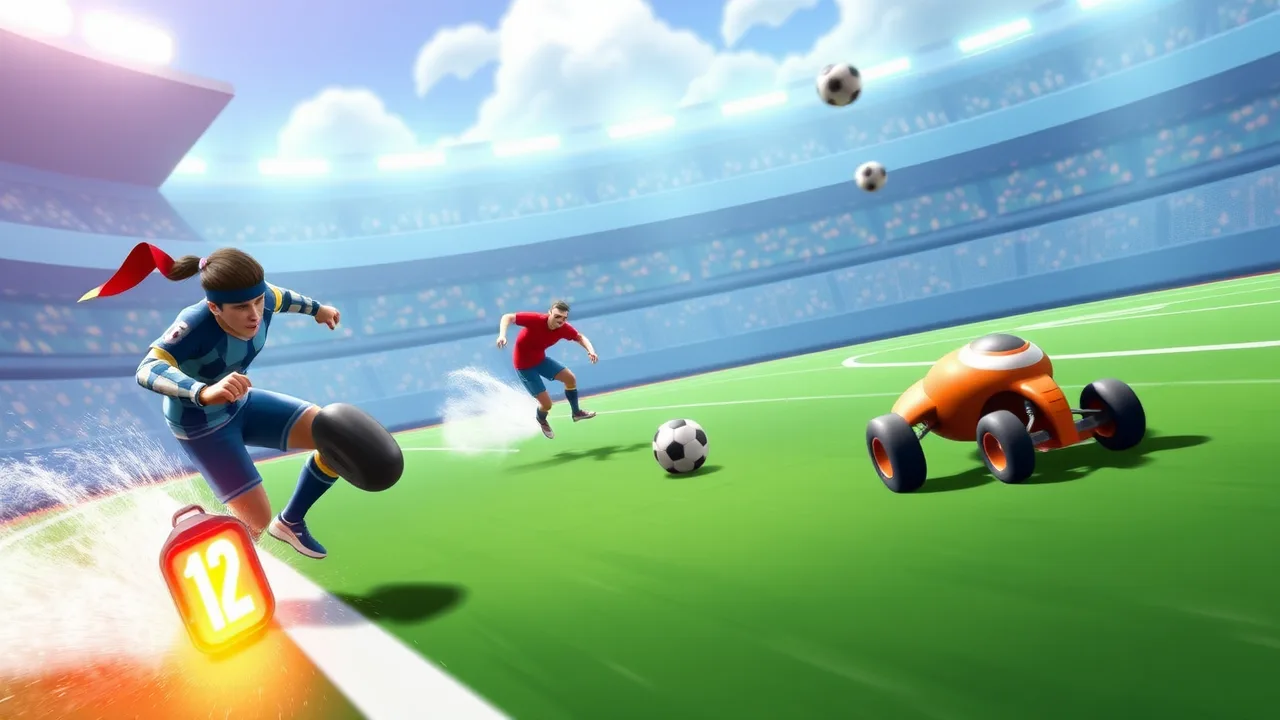 Rocket Soccer Derby Haha Games Unleashed image