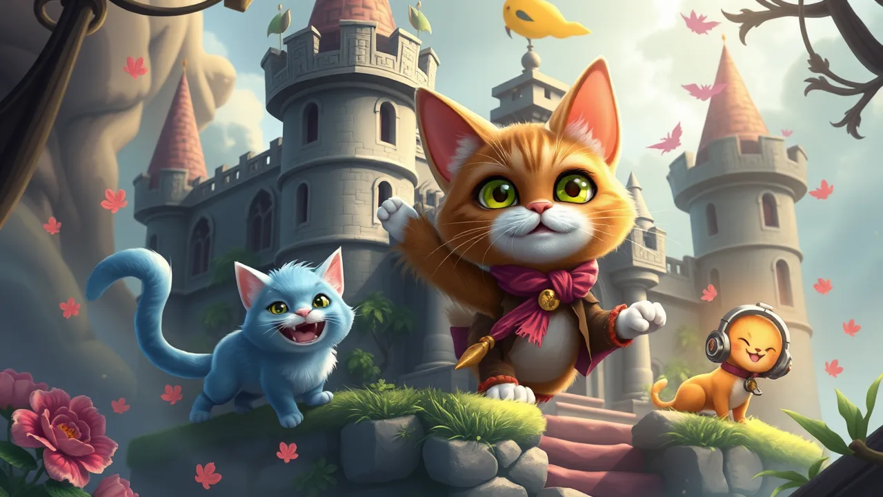 Unleashing Magical Cat Castle Game Frenzy image