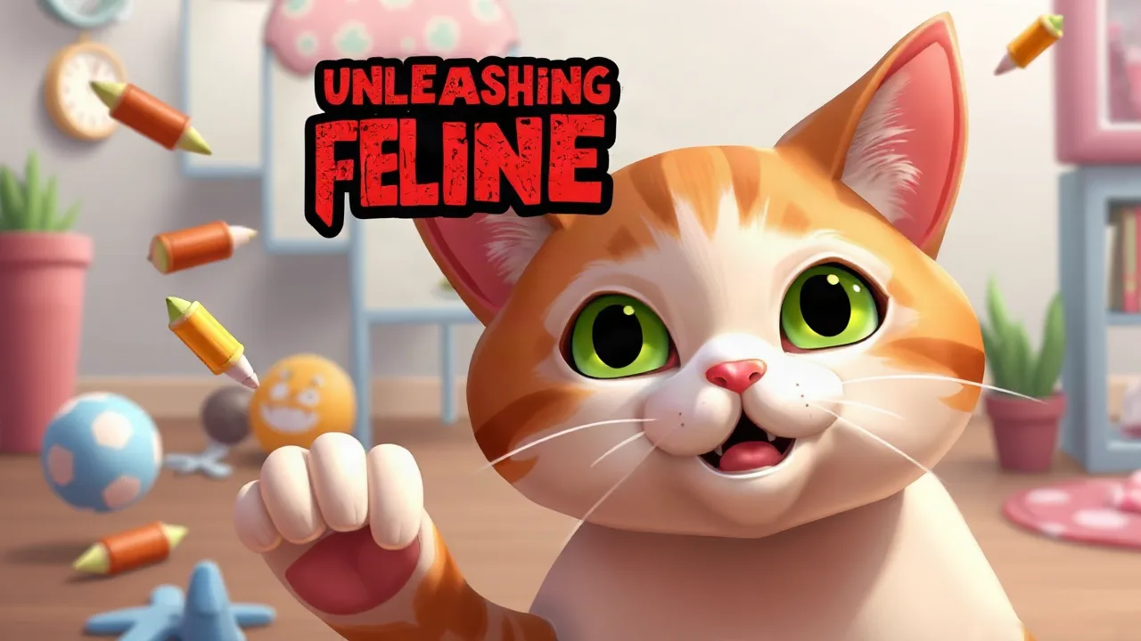 Unleashing Feline Chaos: cat from hell - cat simulator image