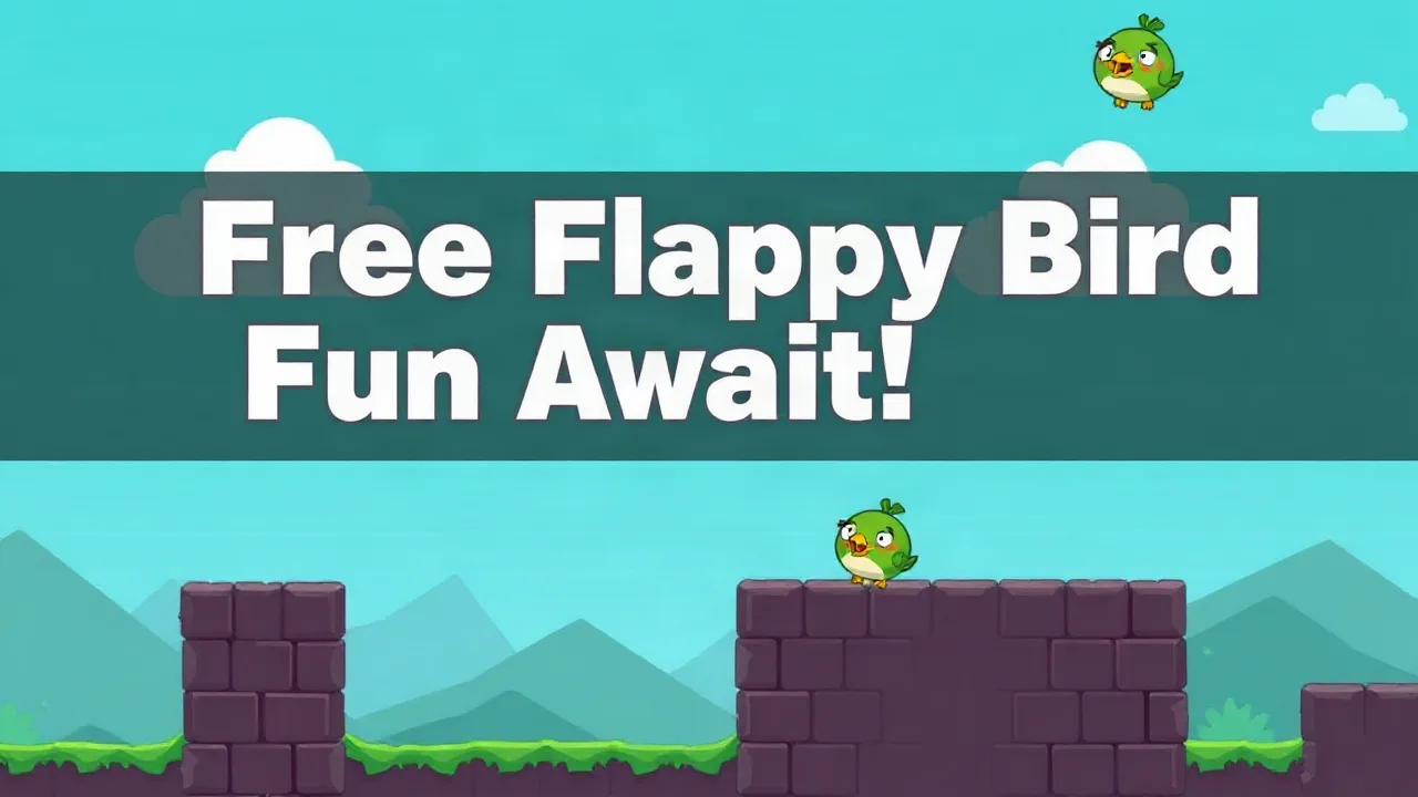 Free Flappy Bird Fun Awaits: play flappy bird free image