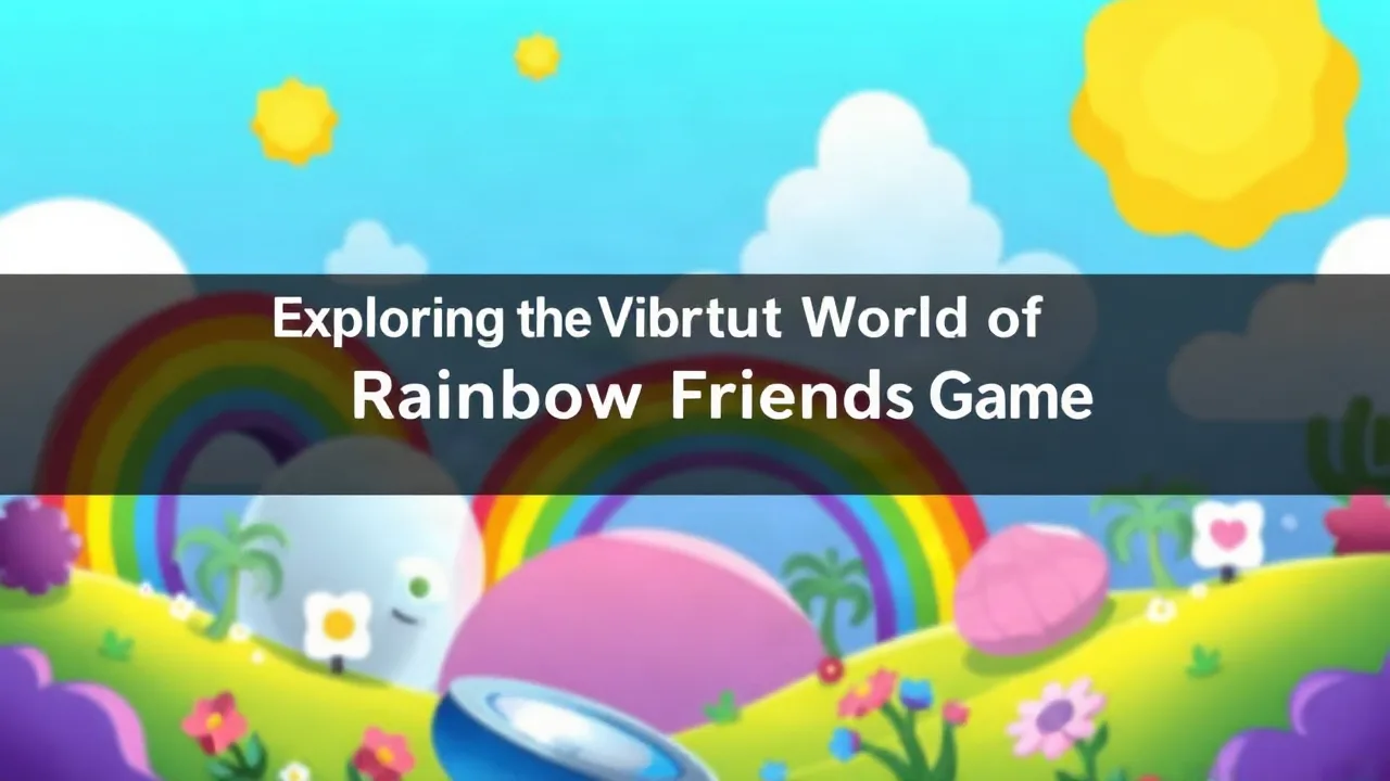 Exploring the Vibrant World of Rainbow Friends Game image