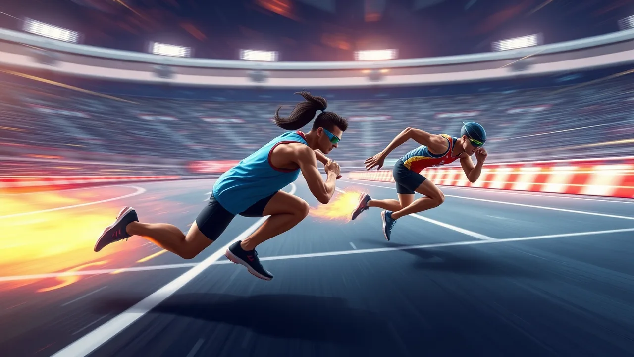 Mastering the Speed of sprinter online game image