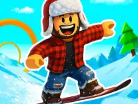 Snow Rider Obby Parkour image