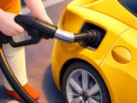 Gas station image
